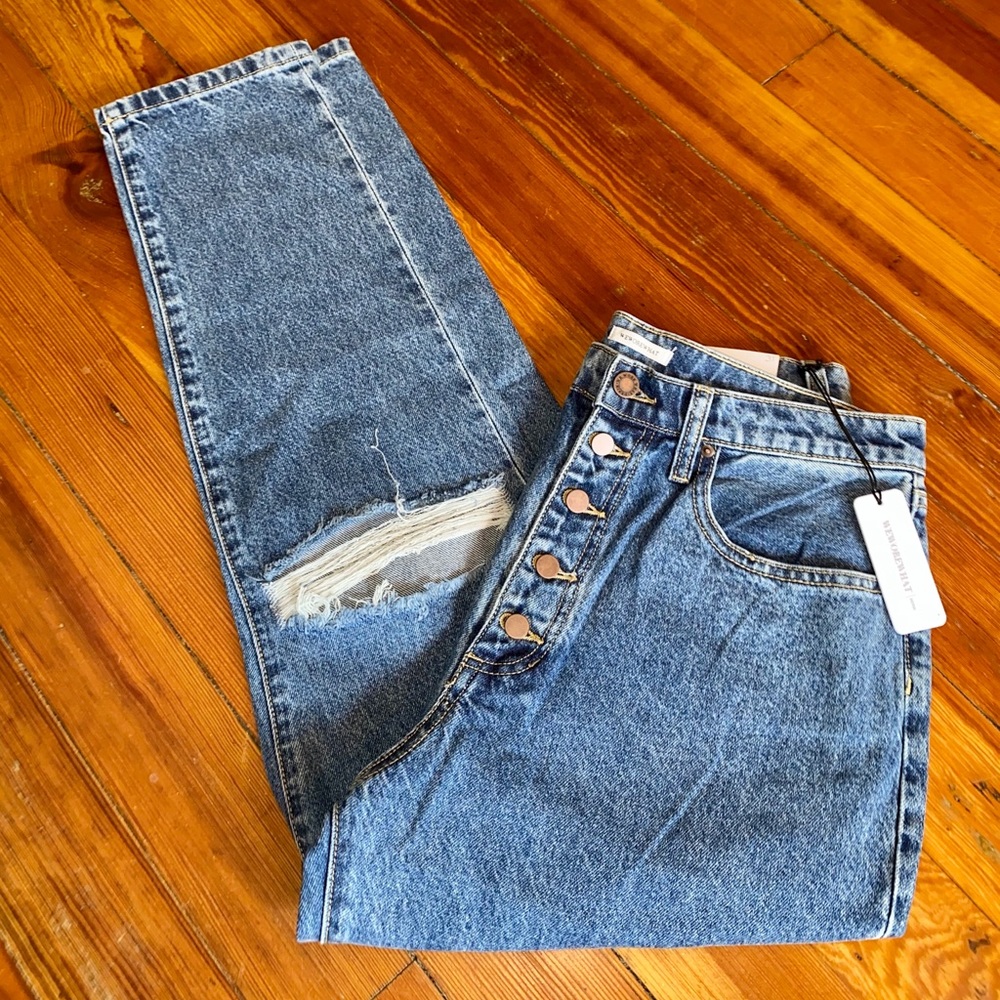 WWW Danielle High Rise Straight Jean Spring Street - Picture 4 of 6